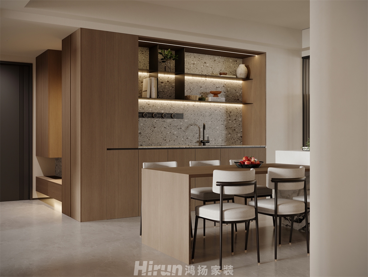 中聯(lián)啟呈花園220㎡復合寫意大平層 裝修案例效果圖-2